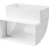 Duka bøjning, 90°, 110x55 mm over lang side, vertikal