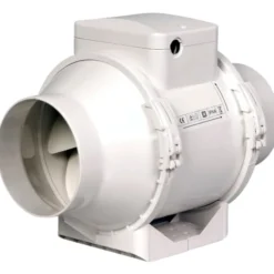 Duka EL100TT kanalventilator, Ø100 mm, hvid