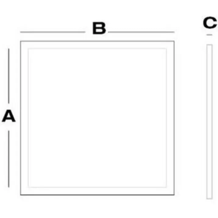 Duka jalousirist, 150x150 mm, sort