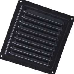 Duka jalousirist, 200x200 mm, sort