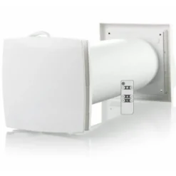 Duka One C4 ventilator med varmegenvinding, Ø100 mm, hvid