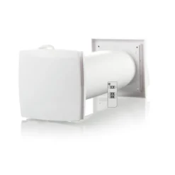 Duka One C4 ventilator med varmegenvinding, Ø100 mm, hvid