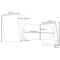 Duka One S6 ventilator med varmegenvinding, Ø160 mm, wi-fi, hvid
