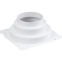 Duka overgangsstykke, Ø102/127/162 mm, hvid