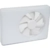Duka SmartFan badventilator, fugtstyring, timer, Ø100 mm, hvid