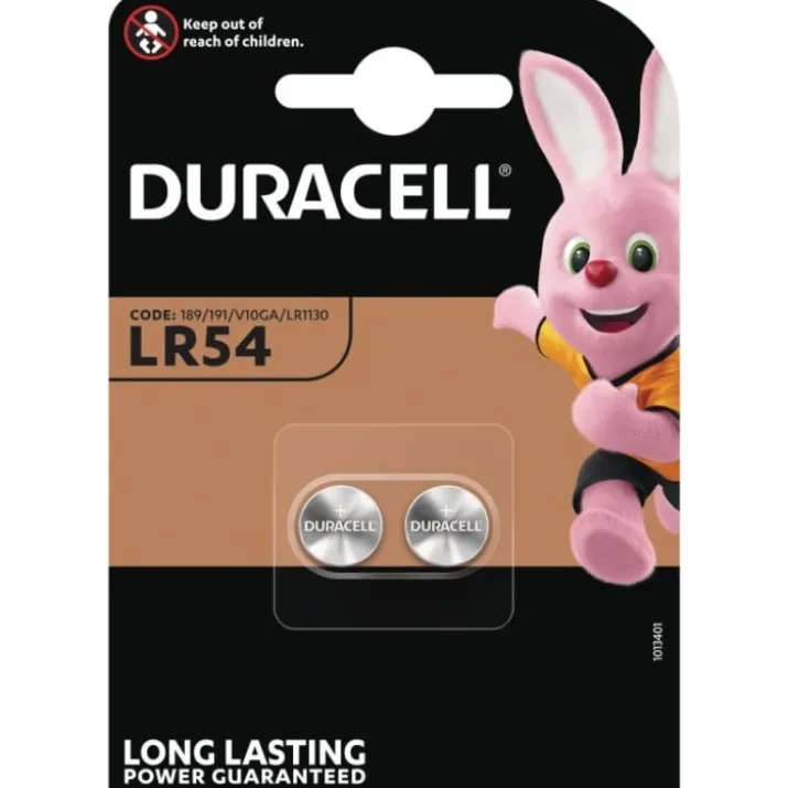 Duracell LR54 batterier, 2 stk.
