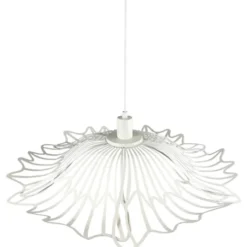 Dyberg Larsen Flora pendel, hvid, Ø60 cm