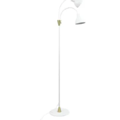 Dyberg Larsen Lilje gulvlampe, hvid