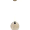 Dyberg Larsen Loop pendel, ravfarvet, Ø25 cm