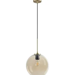 Dyberg Larsen Loop pendel, ravfarvet, Ø25 cm