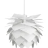 Dyberg Larsen Pineapple pendel, hvid, Ø75 cm