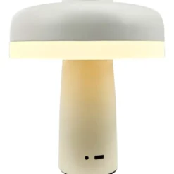 Dyberg Larsen Porter genopladelig bordlampe, hvid