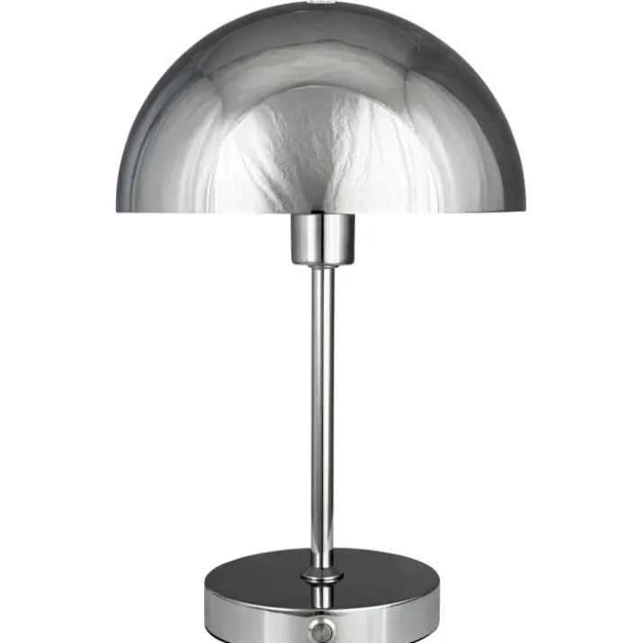 Dyberg Larsen Stockholm genopladelig bordlampe, krom