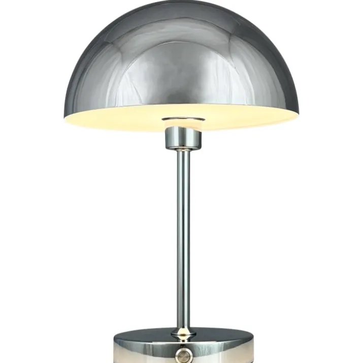 Dyberg Larsen Stockholm genopladelig bordlampe, krom