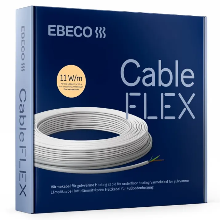 Ebeco Cableflex varmekabel, 155 meter, 1710W