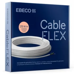Ebeco Cableflex varmekabel, 36 meter, 720W