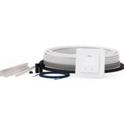 Ebeco gulvvarmesæt med varmekabel & termostat, bluetooth, 400W, 37 meter
