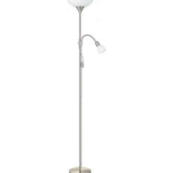 Eglo UP 2 gulvlampe, børstet stål