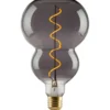 e3light Vintage E27 spiralpære, 2200K, 4W