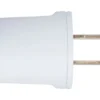 E-line lampestikprop, 2-leder, hvid