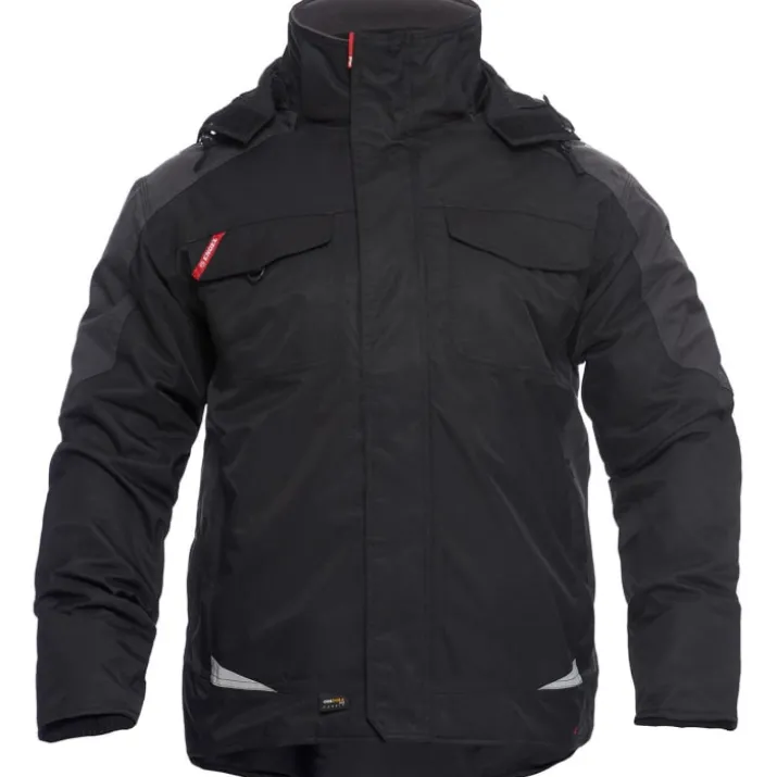 FE Engel Galaxy vinterjakke, sort/koksgrå, str. 5XL