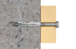 Fischer S6 dybel Ø6 mm. til skruer Ø4-5 mm, 80 stk