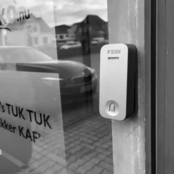 Foss Fesh Smart dørklokke stikkontakt, wifi, grå