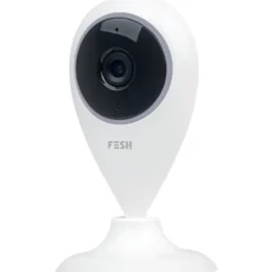 Foss Fesh Smart overvågningskamera, indendørs, livevideo, hvid