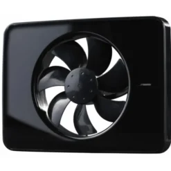 Fresh Intellivent 2.0 badventilator, fugtstyring, timer, Ø100 mm, sort