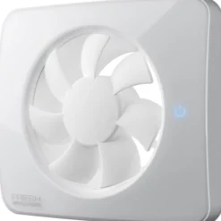 Fresh Intellivent SKY badventilator, app styring, Ø100 mm, hvid