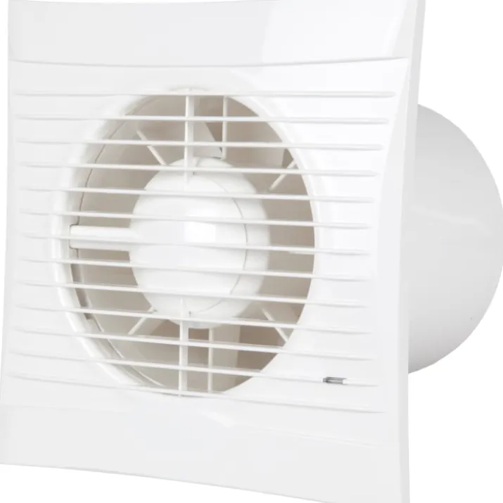 Fresh S125 badventilator, fugtstyring, timer, hvid