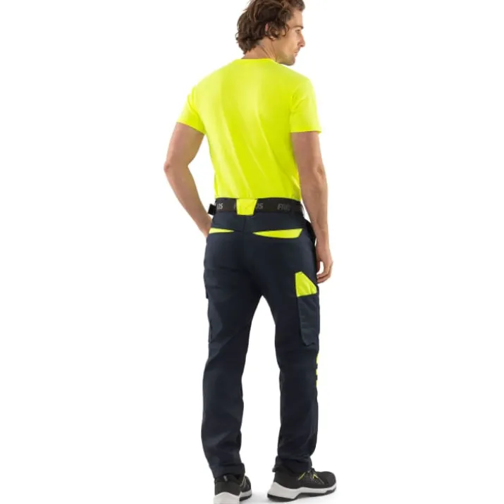 Fristads Acode light t-shirt, lys gul, str. 2XL