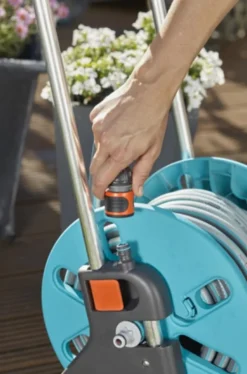 Gardena Cleverroll slangevogn, med slange
