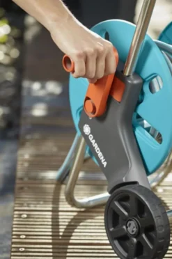 Gardena Cleverroll slangevogn, med slange