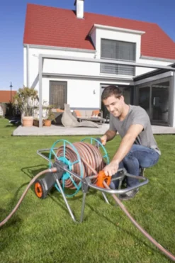 Gardena metal slangevogn