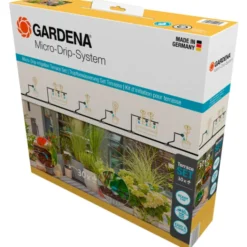 Gardena micro-drip grøntsags-/blomsterbedssæt 60 m2