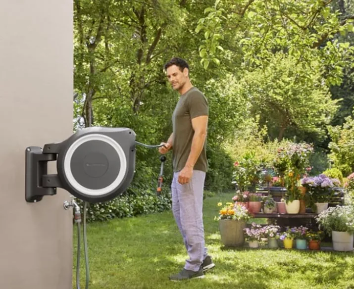 Gardena Rollup XL slangeopruller, til væg, 35 meter slange