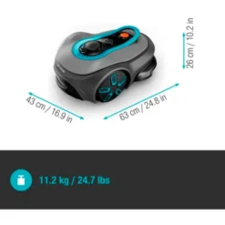 Gardena Sileno robotplæneklipper, GPS og appstyring, 800m², grå