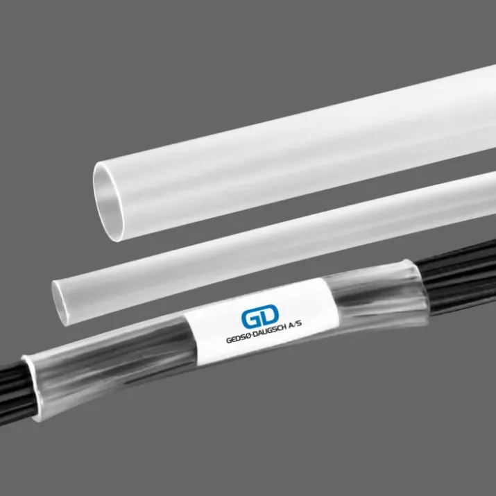 GD transparent krympeflex med lim 120 cm, 6/2 mm