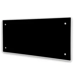 Glamox H60 H elradiator, 230V, 600W, sort, 7-11 m²