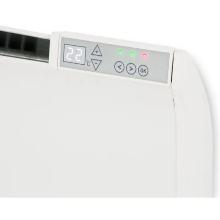 Glamox TPA 15 elradiator med termostat, 230V, 1500W, 15-22 m²