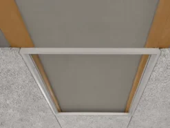 Green:ID hvid integrationsramme til panel, 60x60 cm