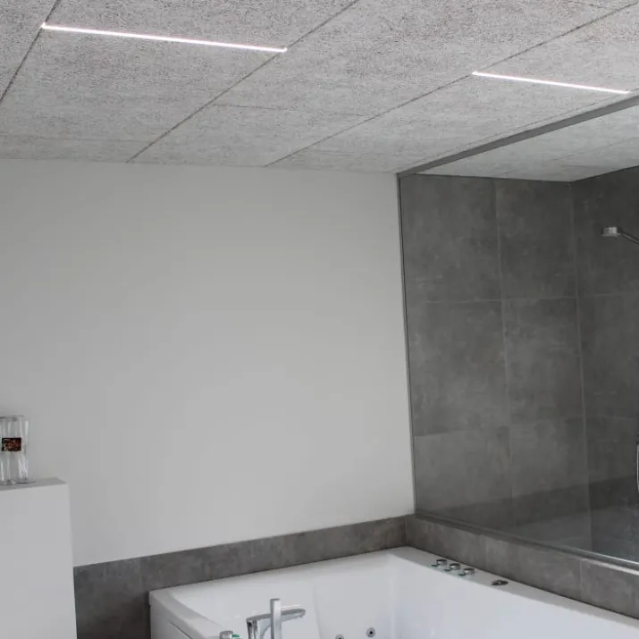 Green:ID planforsænket LED skinne til Troldtekt loft 60 cm, 4000K