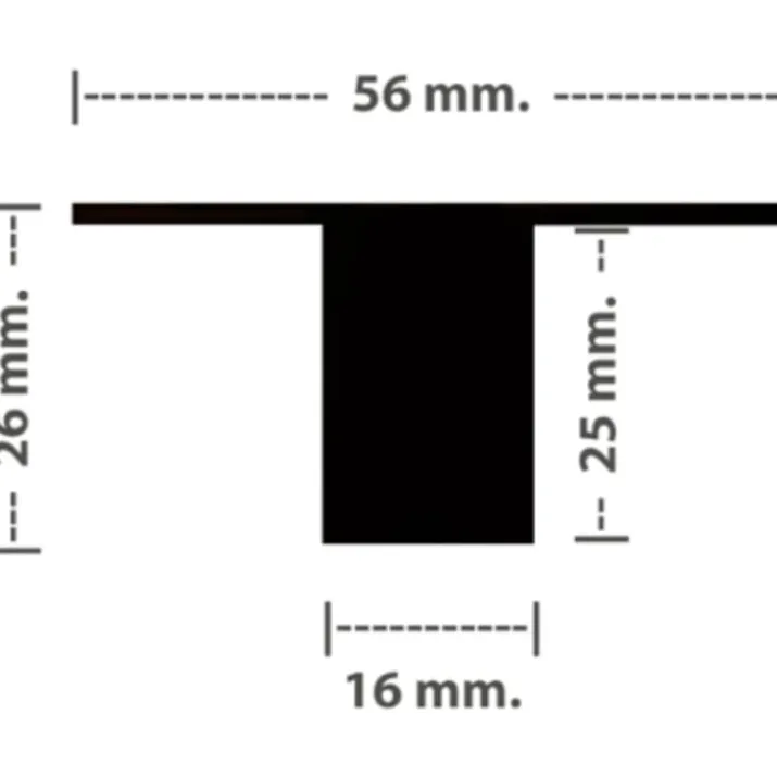 Green:ID planforsænket LED skinne til Troldtekt loft 60 cm, 4000K
