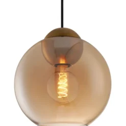 Halo Design Bubbles pendellampa, bärnstensfärgad, Ø24 cm