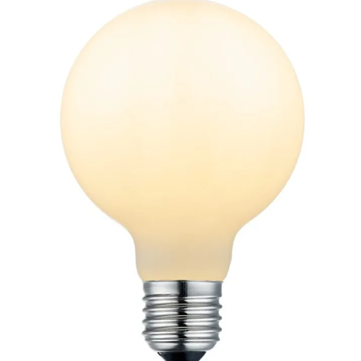 Halo Design Colors E27 globepære, 2700K, 6,5W, Ø8 cm