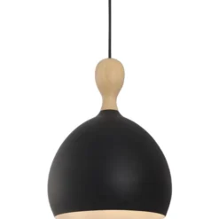 Halo Design Dueodde pendel, sort/metal, Ø24 cm
