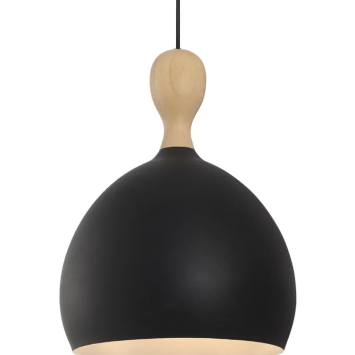 Halo Design Dueodde pendel, sort/metal, Ø30 cm