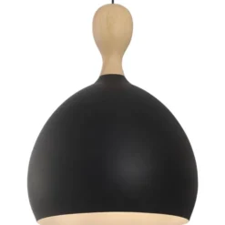 Halo Design Dueodde pendel, sort/metal, Ø39 cm
