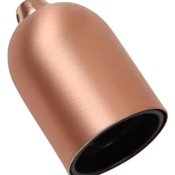 Halo Design E27 metal fatning, børstet kobber